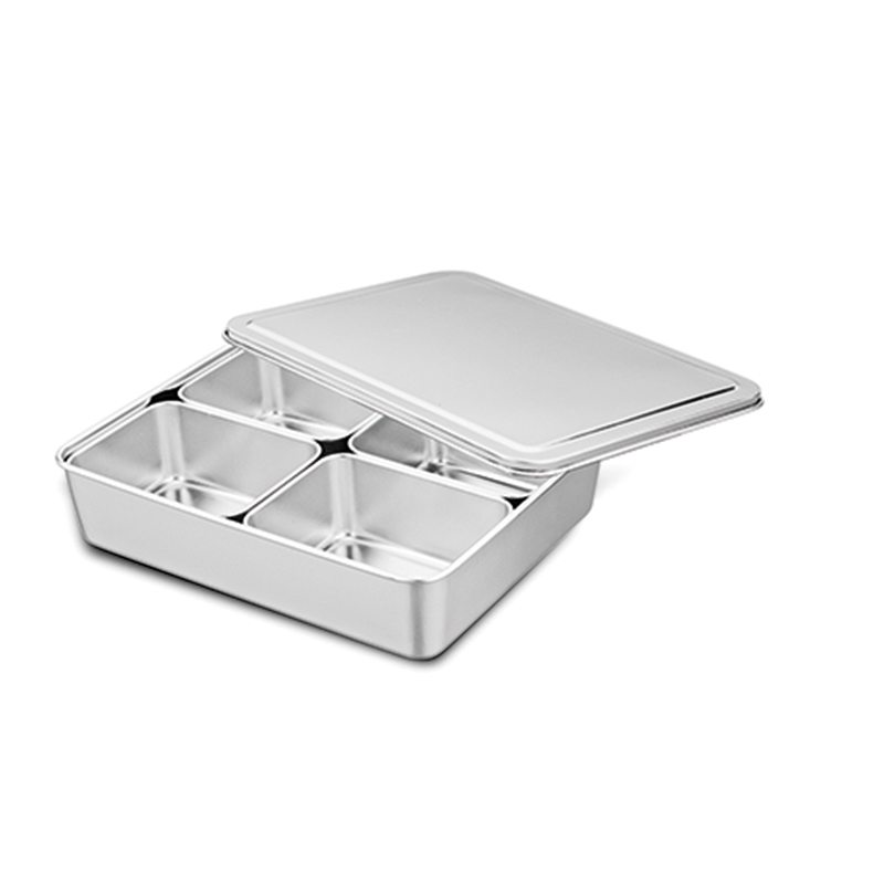 帶蓋四格調味盒