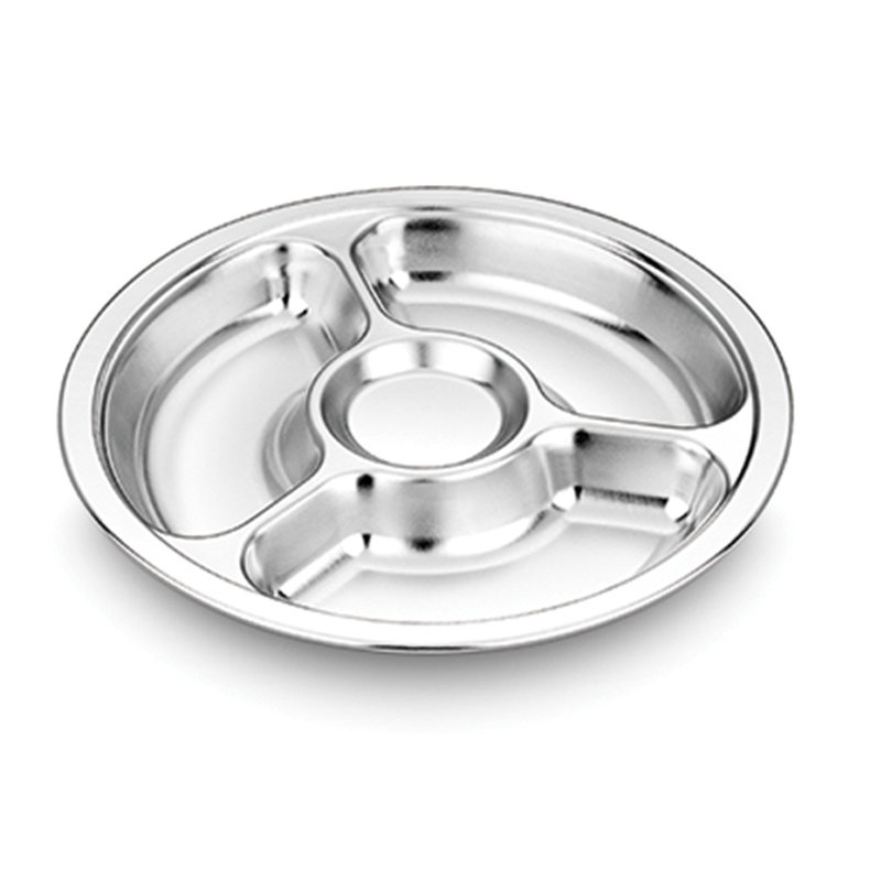 中式圓四格快餐盤(pán)